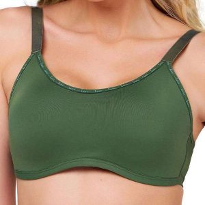 Sutiã sem Aro com Bojo Love Secret 838104 Taça B 086-Verde-Militar
