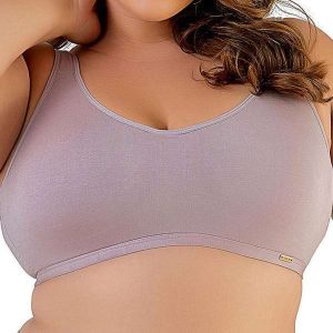 Sutiã sem Aro e sem Bojo Love Secret 813105 Plus Size 407-Rosa-Retro