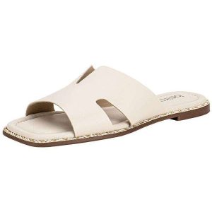 Tamanco Feminino Flat Beira Rio 8506206 Marfim