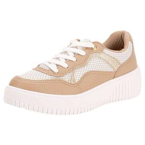 Tênis Feminino Casual Beira Rio 4316107 - Branco/Bege