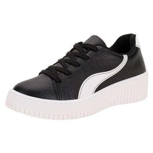 Tênis Feminino Casual Beira Rio 4316110 - Preto/Branco