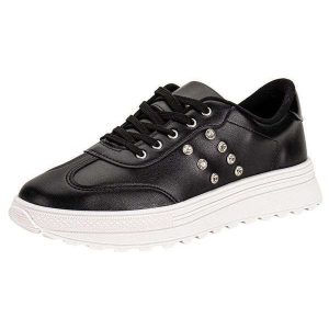 Tênis Feminino Casual Moleca 5809103 - Preto