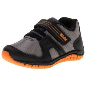 Tênis Infantil Flex Kidy 1640318 - Preto/Laranja