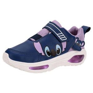 Tênis Infantil Led Minipé Mp2516 - Azul/Rosa