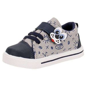 Tênis Infantil Lindo Jú - 15522 - Azul/Cinza
