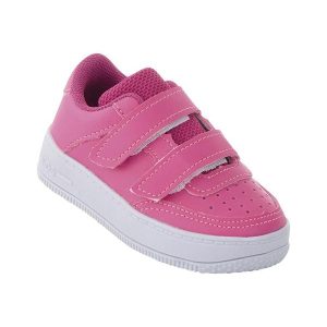 Tênis Infantil Rosa com Fechamento em Velcro