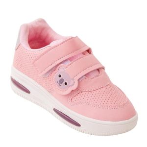 Tênis Infantil Rosa com Fechamento em Velcro