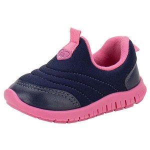 Tênis Infantil Slip On Baby Molekinha 2736100 - Azul/Rosa