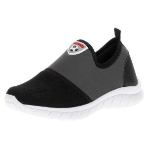 Tênis Infantil Slip On Kids Top - 275 - Cinza/Preto