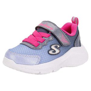 Tênis Infantil Sole Swifters Skechers 303579n - Azul/Rosa