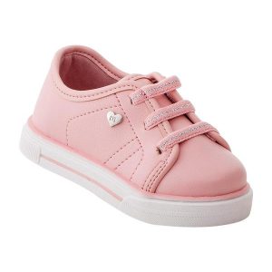Tênis Molekinha Rosa em Sintético