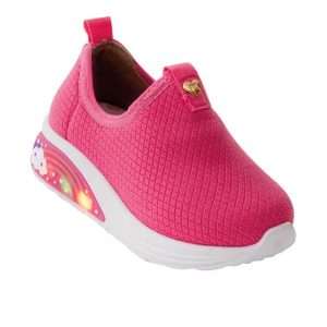 Tênis Molekinha Rosa em Tecido