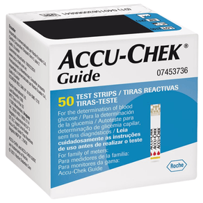 Tiras para Controle de Glicemia Accu-Chek Guide 50 Unidades