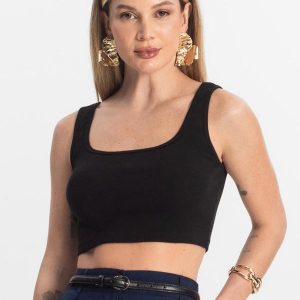 Top Básico Feminino em Ribana Preto