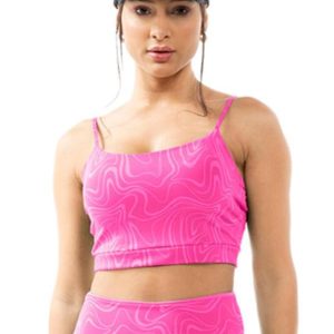 Top Feminino Fitness Rosa