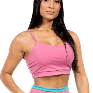 Top Feminino Fitness Rosa