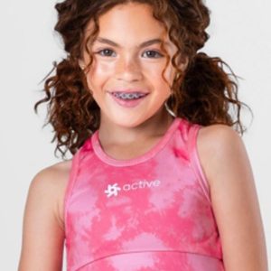 Top Infantil Menina Active Rosa