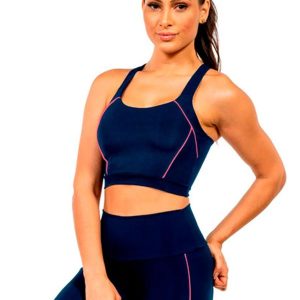 Top Power Feminino Azul