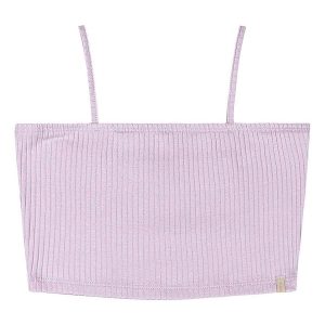 Top Ribana Canelada Juvenil Roxo