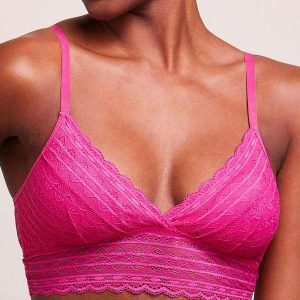 Top sem Aro e sem Bojo Bonjour B27170 Rag-Rosa-Alegria