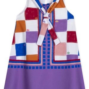 Vestido Curto Alfaiataria Feminino Infantil Roxo