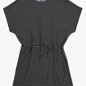 Vestido Feminino Estampado Preto