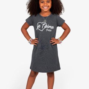 Vestido Feminino Infantil em Molecotton Preto
