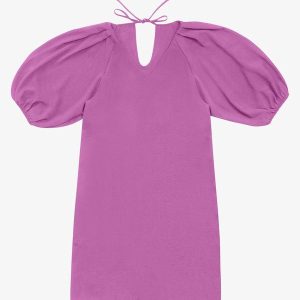 Vestido Feminino Liso Roxo