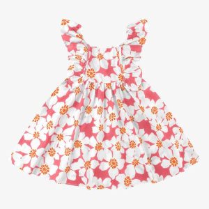 Vestido Feminino Popeline Rosa