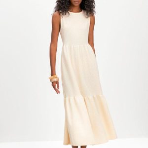 Vestido Feminino em Ribana Natural