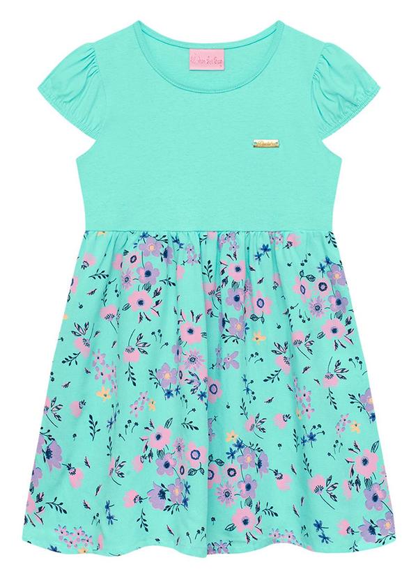 Vestido Infantil Azul