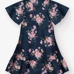 Vestido Infantil Azul