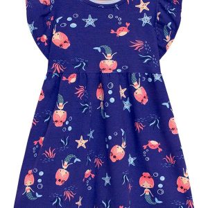 Vestido Infantil Menina Azul