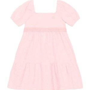 Vestido Infantil Menina em Linho Rosa