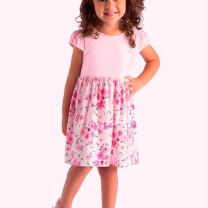 Vestido Infantil Rosa