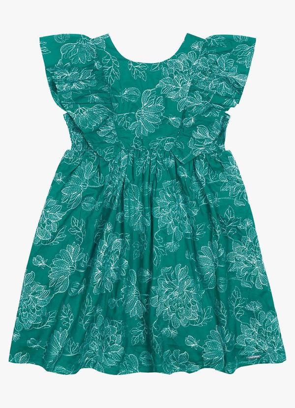Vestido Infantil Verde