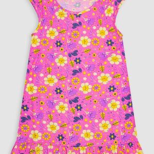 Vestido Infantil Viscose Rosa