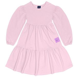 Vestido Infantil em Molecotton Roxo