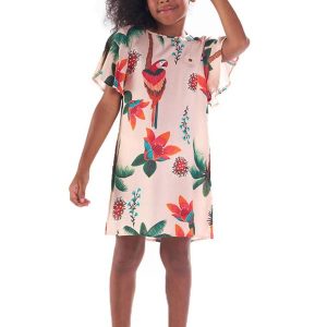 Vestido Malha Rosa