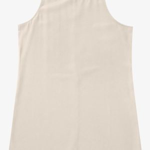Vestido Regata Plus Size Bege