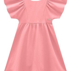 Vestido Rosa Godê em Crepe