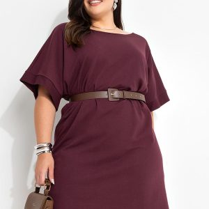Vestido Roxo em Moletinho