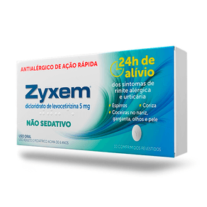 Zyxem 5mg 10 Comprimidos