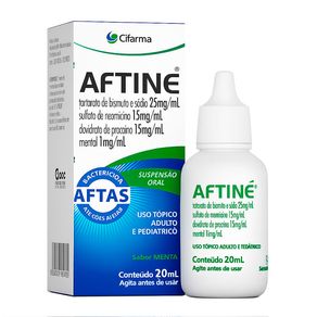 Aftine Suspensão Oral Sabor Menta 20ml