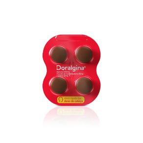 Analgésico Doralgina 4 Comprimidos Revestidos