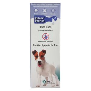 Antipulgas e Carrapatos Cães Pulvex Pour On - 1 pipeta