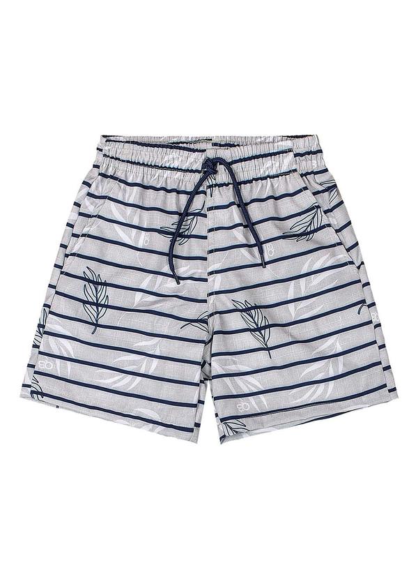 Bermuda Boxer Microfibra Cinza