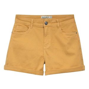Bermuda Feminina Comfort em Sarja Amarelo