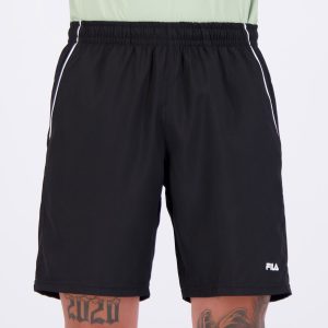 Bermuda Fila Train II 7,5 Preta e Branca