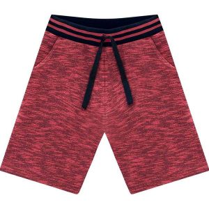 Bermuda Infanil Menino Vermelho